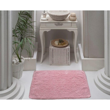 Коврик для ванной Sofi de Marko HACRI (пепельно-розовый) 50х80см