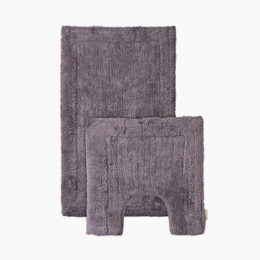 Набор ковриков для ванной Sofi de Marko LUNA (темно фиолет) 60х100 и 50х50
