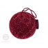 Декоративный шар Luxberry Snowberry бордо/серебро