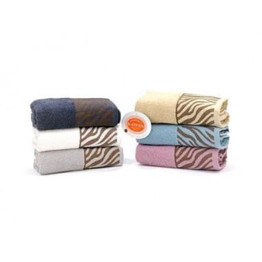 Полотенце Karven Vip Cotton Karven ZEBRA 70*140 1шт махра Н 3164