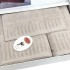 Набор полотенец Karven Lux Cotton PIANO махра 30*2шт 50*90/70*140 HS 1709 v2 bej/бежевый