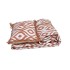 Покрывало Karven ZEBRA ALL DAYS IKAT 1.5 сп (180*250) Y870 kiremit/кирпичный