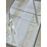 Постельное белье Семейное Emozioni Italiane Twins WА Bianco белый со сливочным кружевом