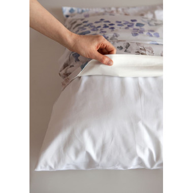 Чехол для подушки защитный Luxberry сатин 50x70см белый