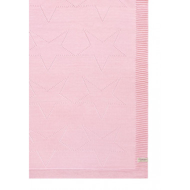 Плед детский 100х150см Luxberry Self Stars розовый