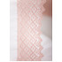 Чехол для бортика Luxberry ROSE 45x390см белый/розовый