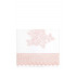 Чехол для бортика Luxberry ROSE 45x195см белый/розовый