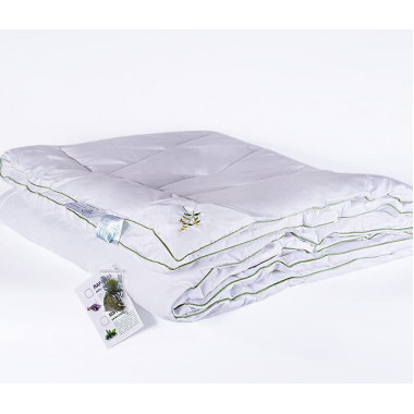 Одеяло всесезонное из Фитолинии Nature's Мята Антистресс 150х200 в комплекте ароматное саше из натуральной мяты