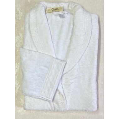 Комплект халат  размер XXL  + 5 полотенец Palombella EGITTO BIANCO белый